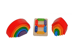 Waldorf 3'lü Set KırtKırt Ahşap