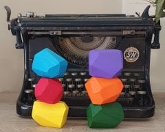 KırtKırt Ahşap | Tumi Ishi Ahşap Bloklar | 6 Parça Renkli Denge Oyunu | Waldorf & Montessori Oyuncak