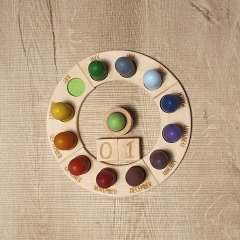 KırtKırt Ahşap Ay Döngülü Tabla