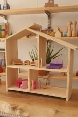 KırtKırt Ahşap | Çocuk & Bebek Ahşap Oyun Evi Büyük Boy Doğal Oyun Evi