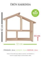 KırtKırt Ahşap | Çocuk & Bebek Ahşap Oyun Evi Küçük Boy Doğal Oyun Evi