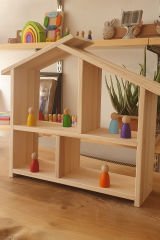 KırtKırt Ahşap | Çocuk & Bebek Ahşap Oyun Evi Küçük Boy Doğal Oyun Evi