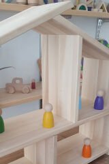 KırtKırt Ahşap | Çocuk & Bebek Ahşap Oyun Evi Küçük Boy Doğal Oyun Evi